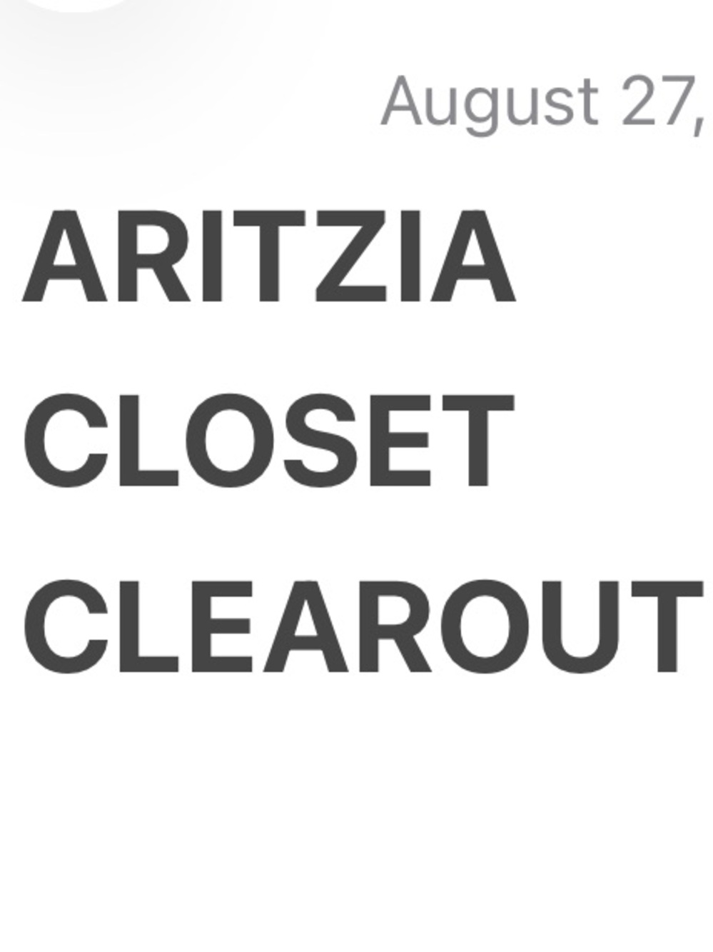 Unknown Brand White Cell Phone Accessory - Closet Clearout